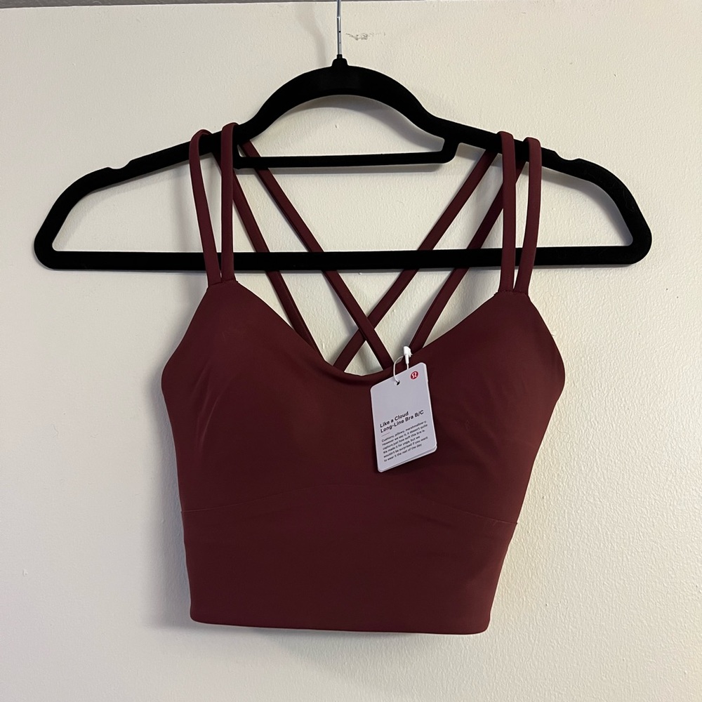 Lululemon like a cloud longline bra 6